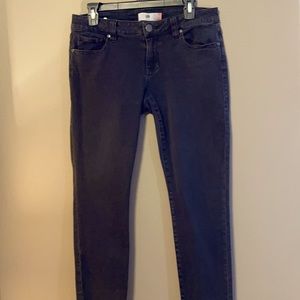 CAbi skinny jean in dark charcoal gray